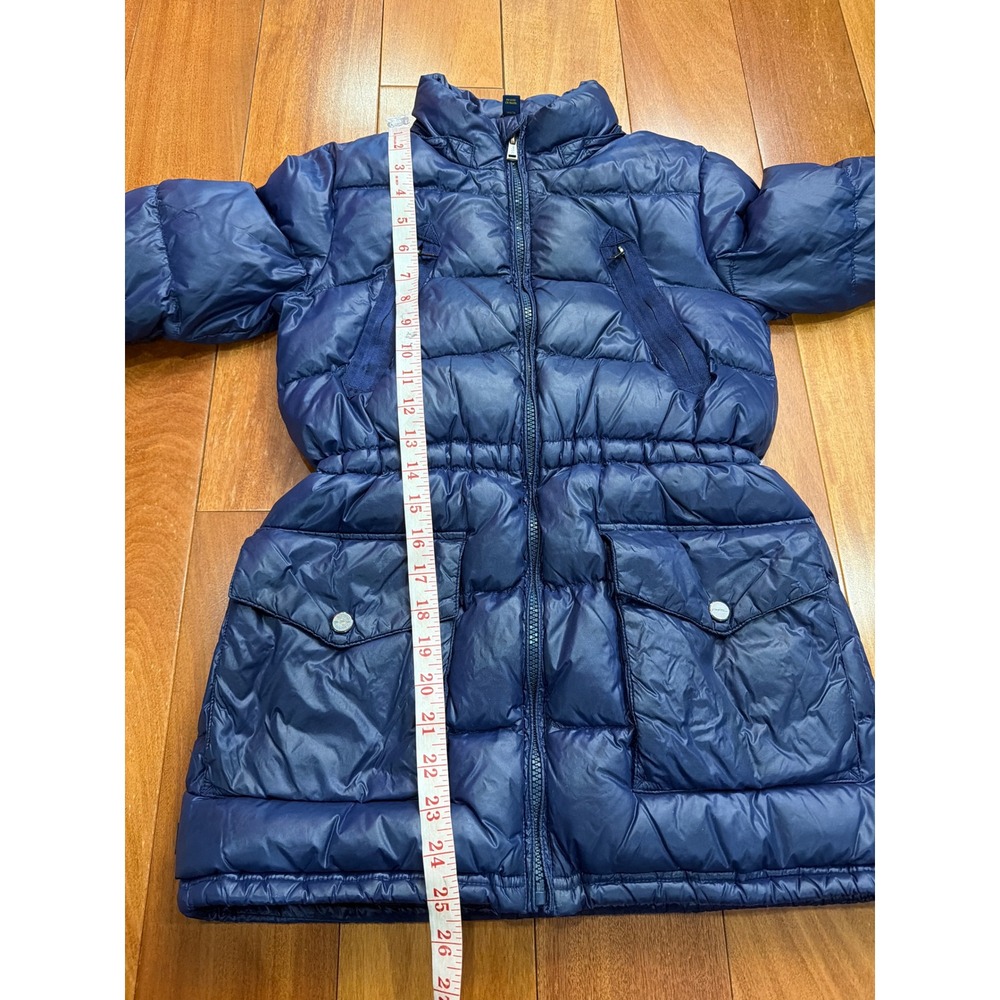 Polo Ralph Lauren Kids Navy Blue Quilted Down Puffer Jacket Size M 8-10 - Picture 8 of 10